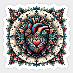 Heart Mandala Sticker